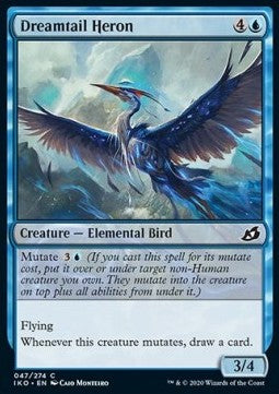 Dreamtail Heron⁣ - Ikoria: Lair of Behemoths⁣ (Common)⁣ [47]