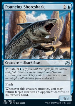 Pouncing Shoreshark⁣ - Ikoria: Lair of Behemoths⁣ (Uncommon)⁣ [64]