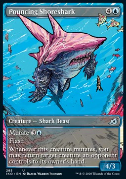 Pouncing Shoreshark⁣ - Ikoria: Lair of Behemoths: Extras⁣ (Uncommon)⁣ [285]