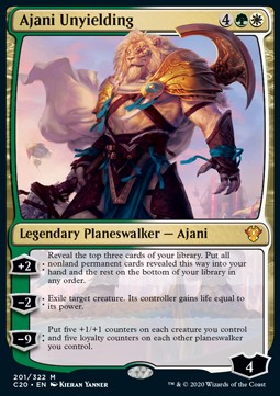 Ajani Unyielding⁣ - Commander: Ikoria⁣ (Mythic)⁣ [201]