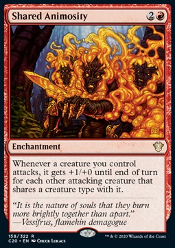Shared Animosity⁣ - Commander: Ikoria⁣ (Rare)⁣ [158]
