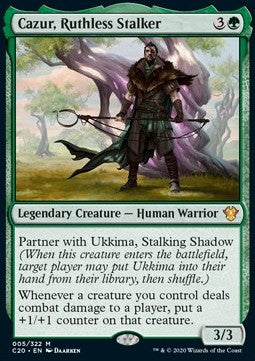 Cazur, Ruthless Stalker⁣ - Commander: Ikoria⁣ (Mythic)⁣ [5]