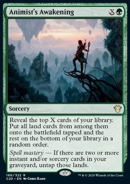 Animist's Awakening⁣ - Commander: Ikoria⁣ (Rare)⁣ [166]