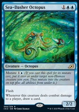 Sea-Dasher Octopus⁣ - Ikoria: Lair of Behemoths⁣ (Rare)⁣ [66]