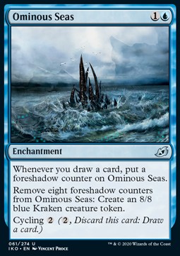 Ominous Seas⁣ - Ikoria: Lair of Behemoths⁣ (Uncommon)⁣ [61]