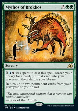 Mythos of Brokkos⁣ - Ikoria: Lair of Behemoths⁣ (Rare)⁣ [168]