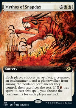 Mythos of Snapdax⁣ - Ikoria: Lair of Behemoths: Extras⁣ (Rare)⁣ [317]