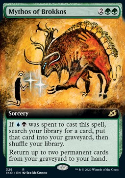 Mythos of Brokkos⁣ - Ikoria: Lair of Behemoths: Extras⁣ (Rare)⁣ [329]