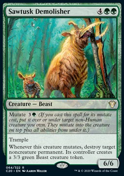 Sawtusk Demolisher⁣ - Commander: Ikoria⁣ (Rare)⁣ [64]