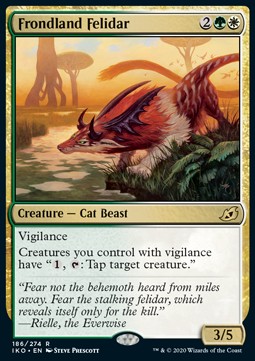 Frondland Felidar⁣ - Ikoria: Lair of Behemoths⁣ (Rare)⁣ [186]