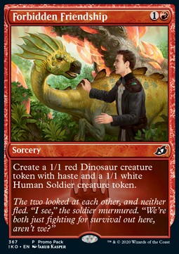 Forbidden Friendship⁣ - Ikoria: Lair of Behemoths: Promos⁣ (Common)⁣ [367]