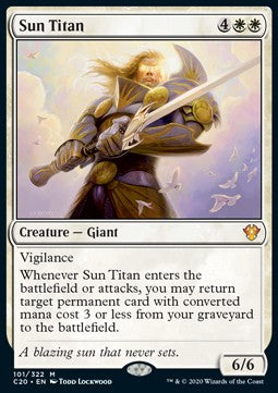 Sun Titan⁣ - Commander: Ikoria⁣ (Mythic)⁣ [101]