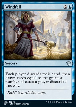 Windfall⁣ - Commander: Ikoria⁣ (Uncommon)⁣ [128]