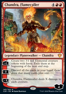 Chandra, Flamecaller⁣ - Commander: Ikoria⁣ (Mythic)⁣ [145]