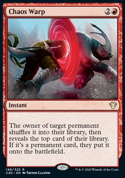 Chaos Warp⁣ - Commander: Ikoria⁣ (Rare)⁣ [146]