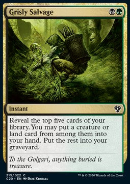 Grisly Salvage⁣ - Commander: Ikoria⁣ (Common)⁣ [215]