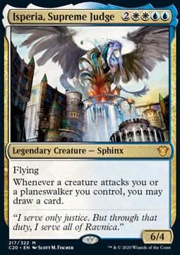 Isperia, Supreme Judge⁣ - Commander: Ikoria⁣ (Mythic)⁣ [217]