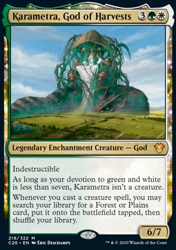 Karametra, God of Harvests⁣ - Commander: Ikoria⁣ (Mythic)⁣ [218]