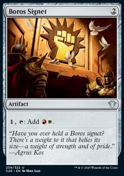 Boros Signet⁣ - Commander: Ikoria⁣ (Uncommon)⁣ [239]