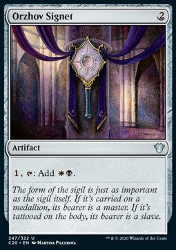 Orzhov Signet⁣ - Commander: Ikoria⁣ (Uncommon)⁣ [247]