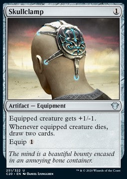 Skullclamp⁣ - Commander: Ikoria⁣ (Uncommon)⁣ [251]