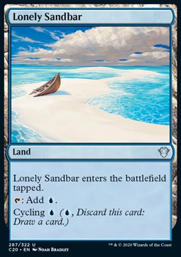 Lonely Sandbar⁣ - Commander: Ikoria⁣ (Uncommon)⁣ [287]