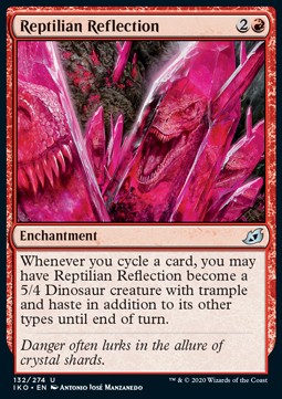 Reptilian Reflection⁣ - Ikoria: Lair of Behemoths⁣ (Uncommon)⁣ [132]