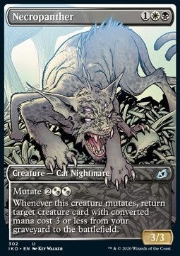 Necropanther⁣ - Ikoria: Lair of Behemoths: Extras⁣ (Uncommon)⁣ [302]