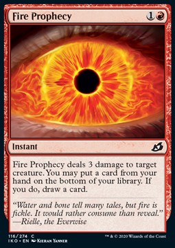 Fire Prophecy⁣ - Ikoria: Lair of Behemoths⁣ (Common)⁣ [116]