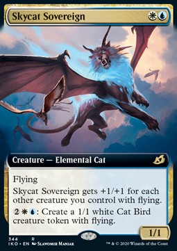 Skycat Sovereign⁣ - Ikoria: Lair of Behemoths: Extras⁣ (Rare)⁣ [344]