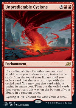 Unpredictable Cyclone⁣ - Ikoria: Lair of Behemoths⁣ (Rare)⁣ [139]