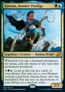 Kinnan, Bonder Prodigy⁣ - Ikoria: Lair of Behemoths⁣ (Mythic)⁣ [192]