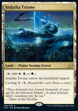 Indatha Triome⁣ - Ikoria: Lair of Behemoths⁣ (Rare)⁣ [248]