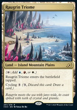 Raugrin Triome⁣ - Ikoria: Lair of Behemoths⁣ (Rare)⁣ [251]