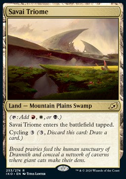 Savai Triome⁣ - Ikoria: Lair of Behemoths⁣ (Rare)⁣ [253]