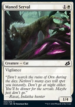 Maned Serval⁣ - Ikoria: Lair of Behemoths⁣ (Common)⁣ [23]