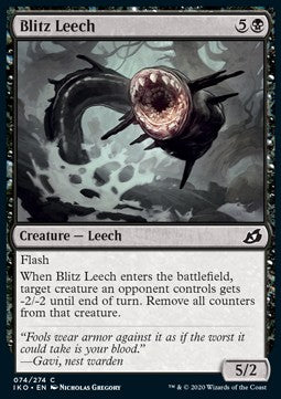 Blitz Leech⁣ - Ikoria: Lair of Behemoths⁣ (Common)⁣ [74]
