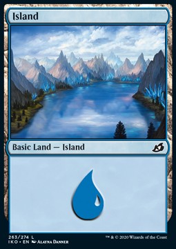 Island (V.1)⁣ - Ikoria: Lair of Behemoths⁣ (Land)⁣ [263]