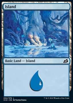 Island (V.2)⁣ - Ikoria: Lair of Behemoths⁣ (Land)⁣ [264]