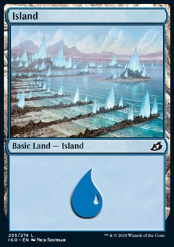 Island (V.3)⁣ - Ikoria: Lair of Behemoths⁣ (Land)⁣ [265]