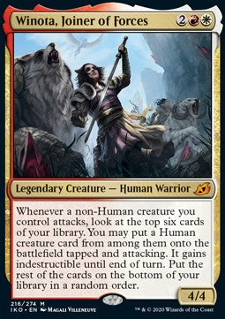 Winota, Joiner of Forces⁣ - Ikoria: Lair of Behemoths⁣ (Mythic)⁣ [216]