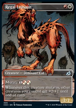 Regal Leosaur⁣ - Ikoria: Lair of Behemoths: Extras⁣ (Uncommon)⁣ [305]