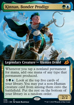 Kinnan, Bonder Prodigy⁣ - Ikoria: Lair of Behemoths: Extras⁣ (Mythic)⁣ [338]