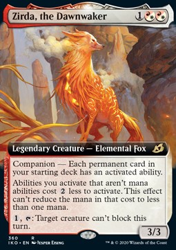 Zirda, the Dawnwaker⁣ - Ikoria: Lair of Behemoths: Extras⁣ (Rare)⁣ [360]