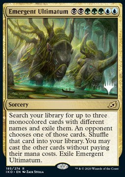 Emergent Ultimatum (V.1)⁣ - Ikoria: Lair of Behemoths: Promos⁣ (Rare)⁣ [185]