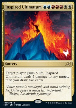 Inspired Ultimatum (V.1)⁣ - Ikoria: Lair of Behemoths: Promos⁣ (Rare)⁣ [191]