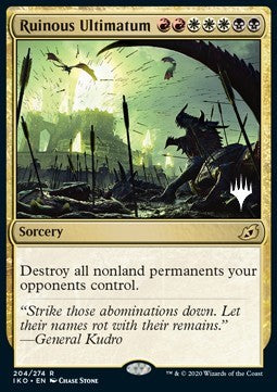 Ruinous Ultimatum (V.1)⁣ - Ikoria: Lair of Behemoths: Promos⁣ (Rare)⁣ [204]