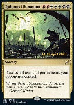Ruinous Ultimatum (V.2)⁣ - Ikoria: Lair of Behemoths: Promos⁣ (Rare)⁣ [204]