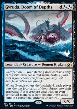 Gyruda, Doom of Depths (V.1) - Ikoria: Lair of Behemoths: Promos (Rare) [PIKO-221]