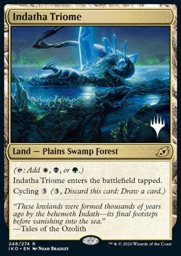 Indatha Triome (V.1)⁣ - Ikoria: Lair of Behemoths: Promos⁣ (Rare)⁣ [248]